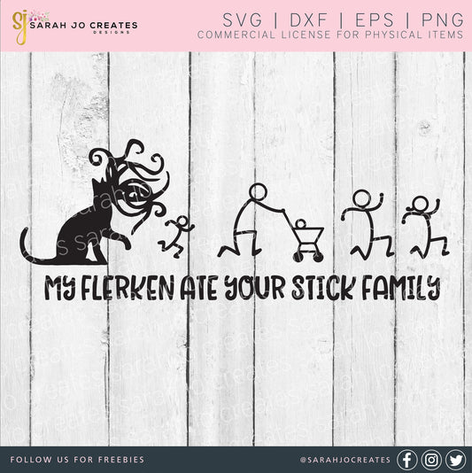 My Flerken Ate Your Stick Family SVG