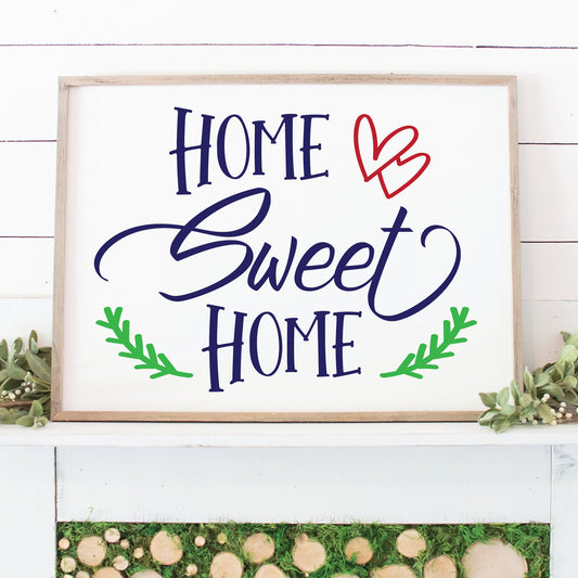 Home Sweet Home Flourish SVG