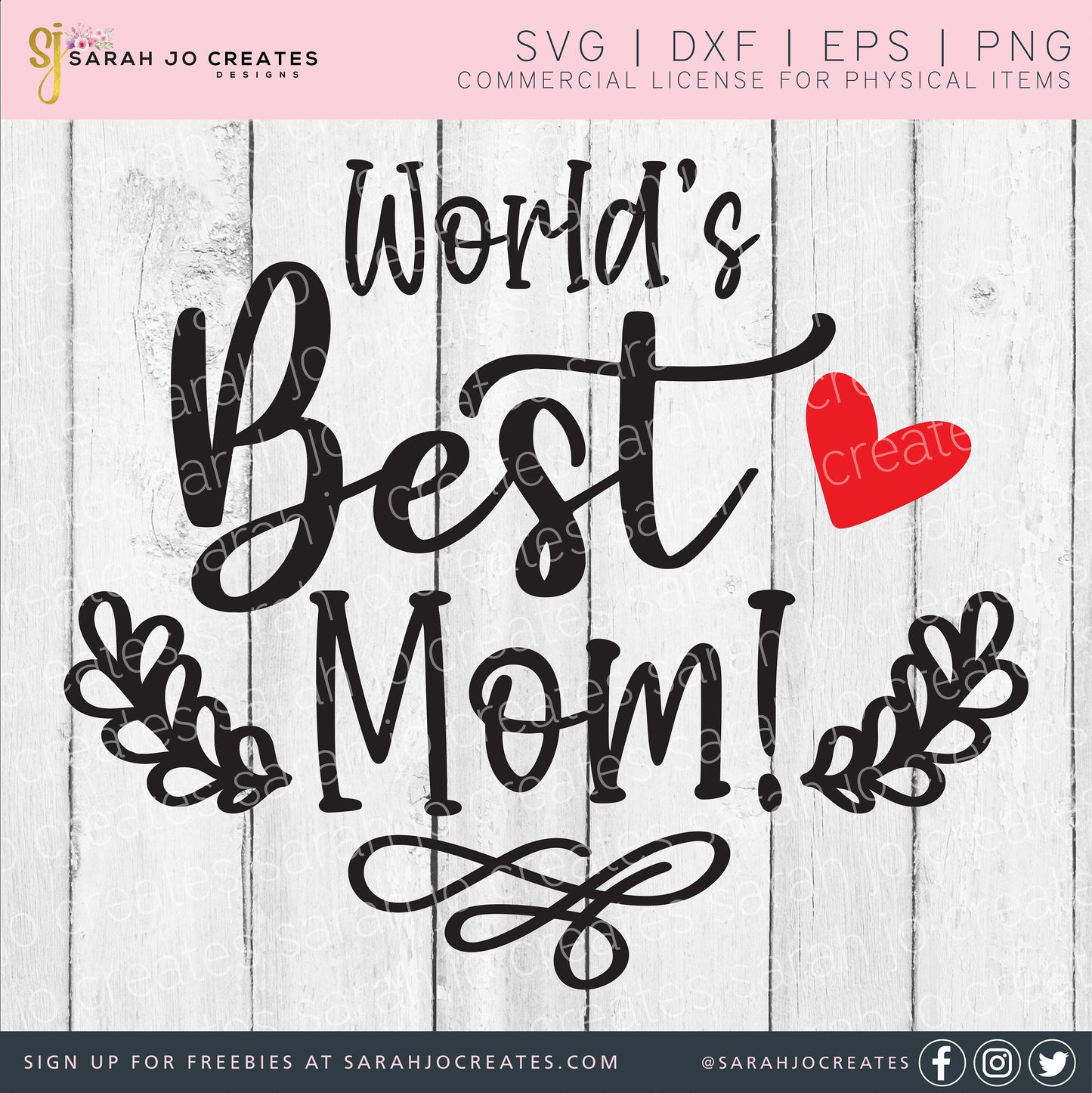 World's Best Mom SVG