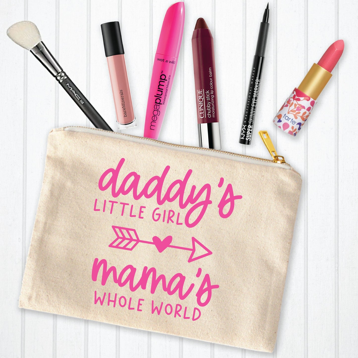 Daddy's Little Girl Mama's Whole World SVG