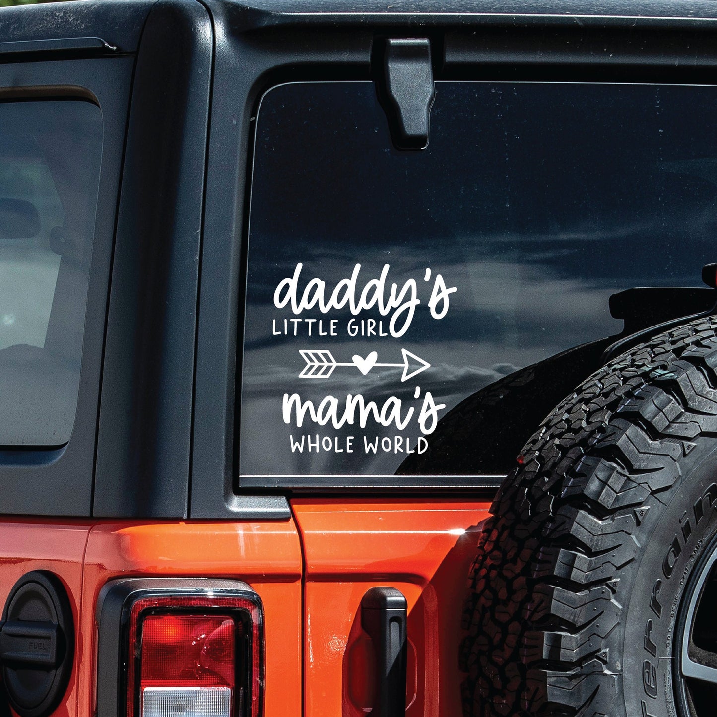 Daddy's Little Girl Mama's Whole World SVG