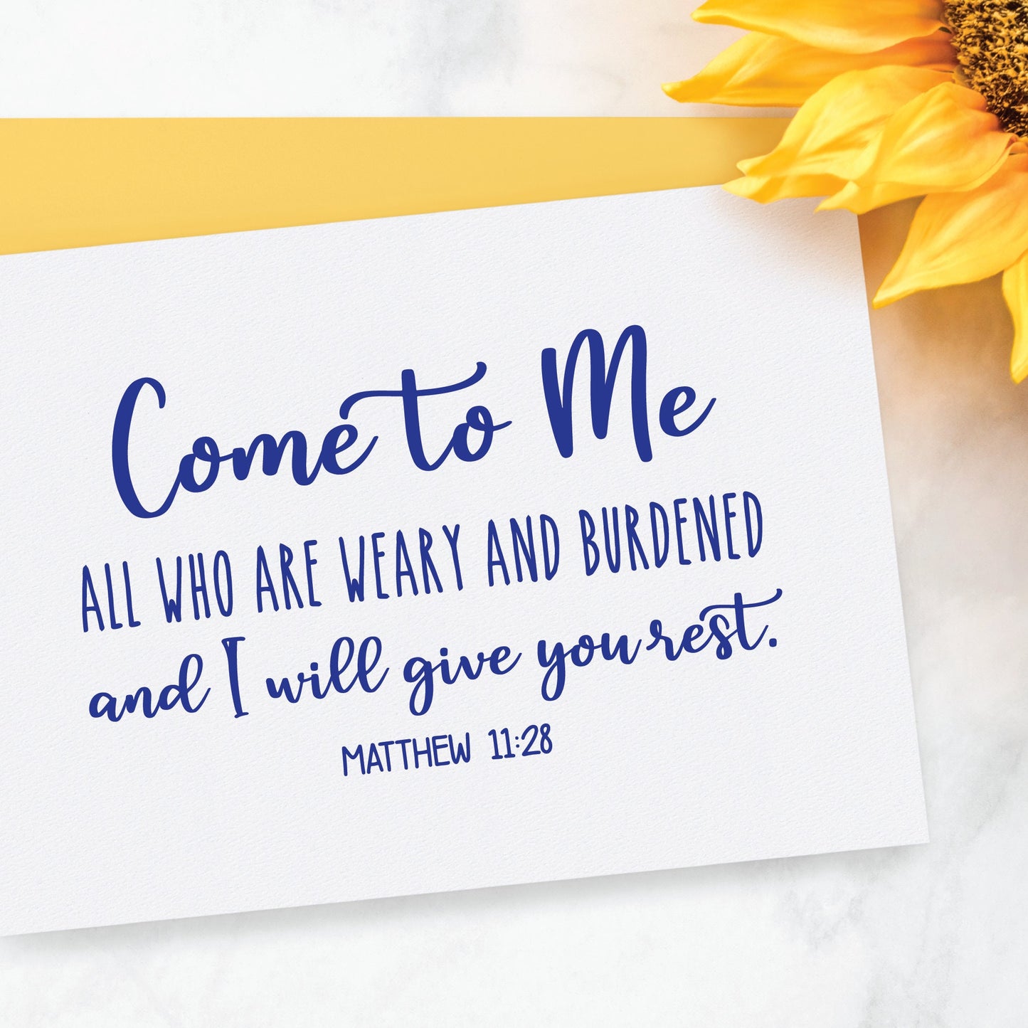 Come To Me All Who Are Weary Matthew 11:28 SVG