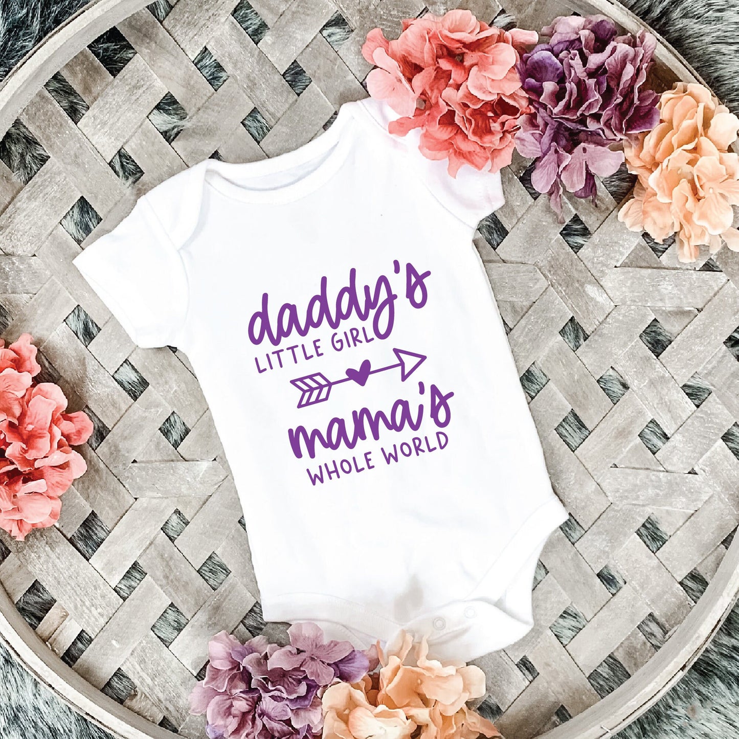 Daddy's Little Girl Mama's Whole World SVG