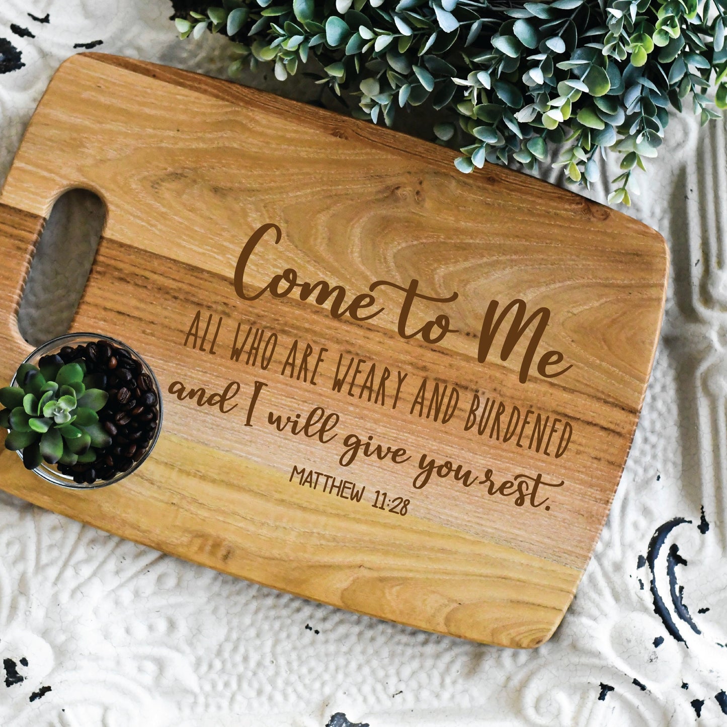 Come To Me All Who Are Weary Matthew 11:28 SVG