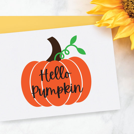 Hello Pumpkin SVG