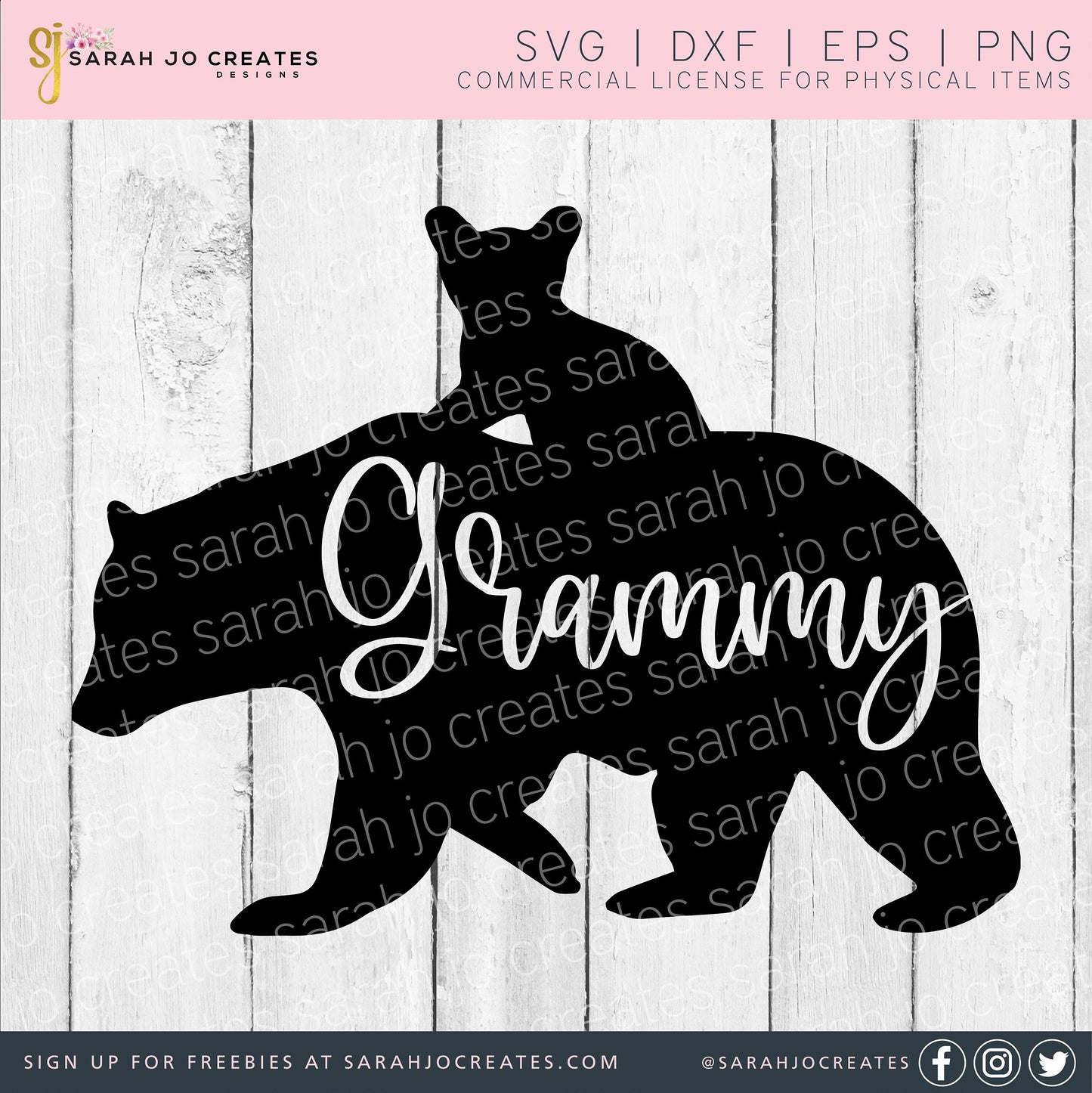 Grammy Bear SVG