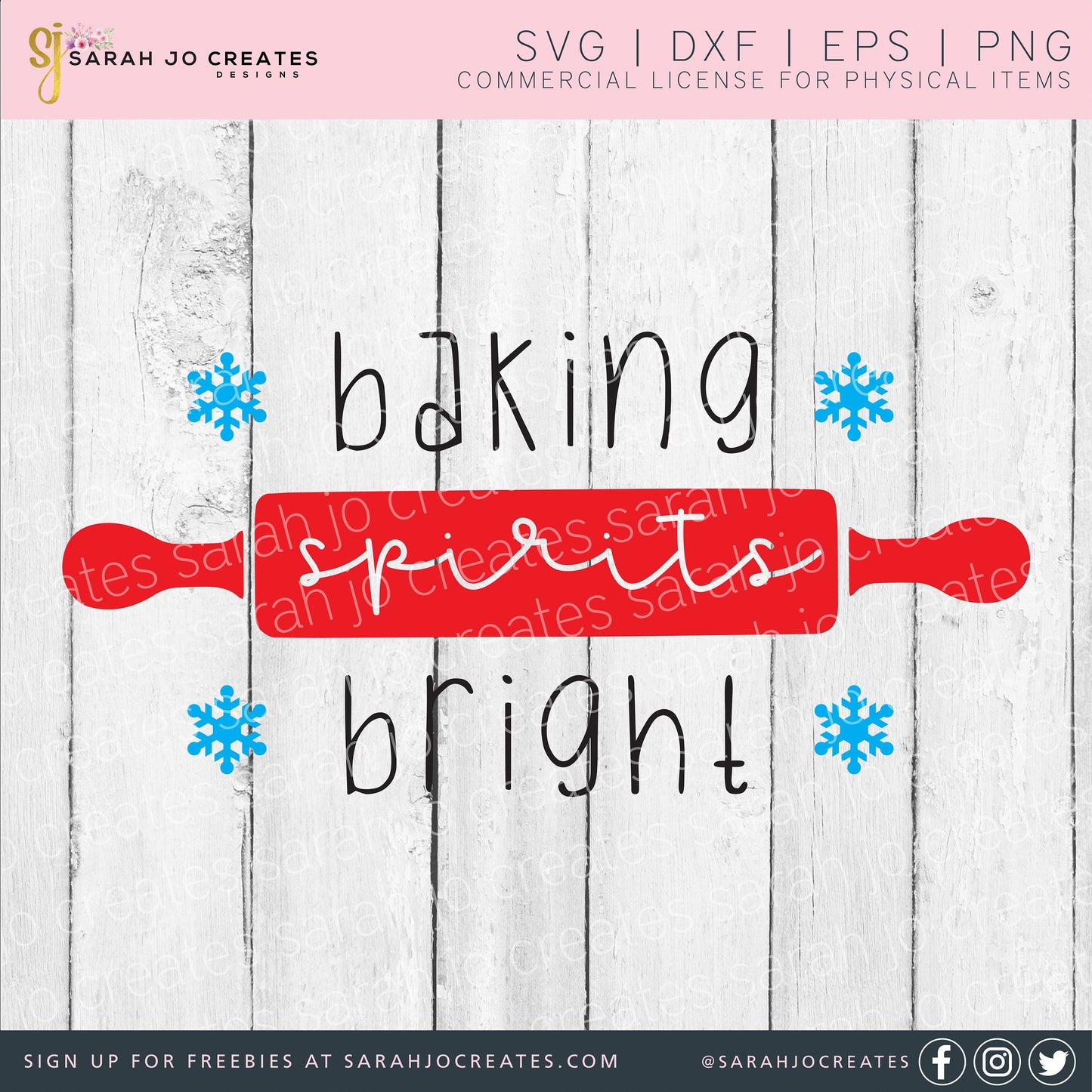 Baking Spirits Bright SVG