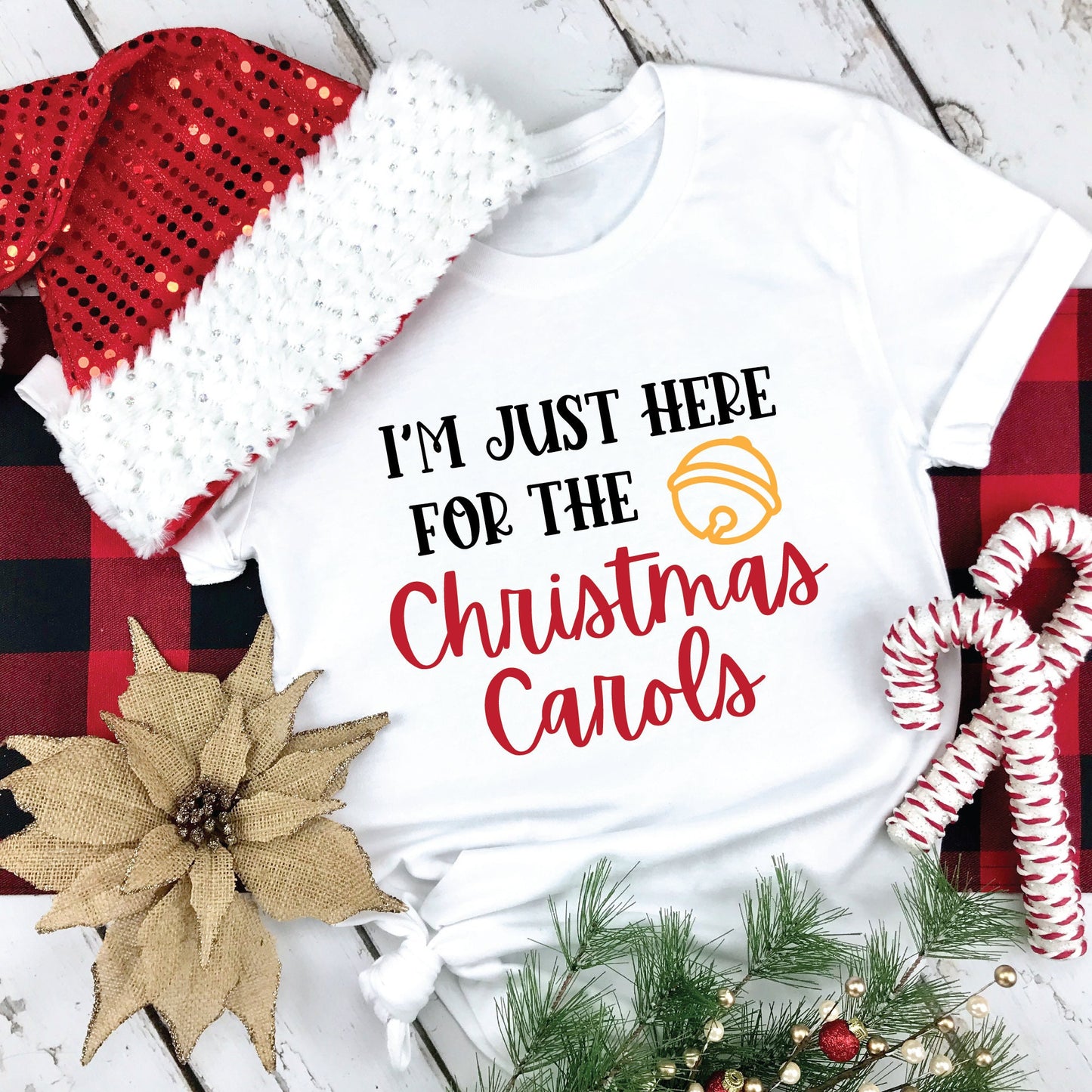 I'm Just Here For The Christmas Carols SVG