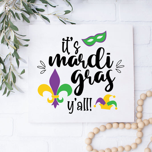 It's Mardi Gras Y'all SVG