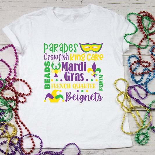 Mardi Gras Sayings SVG