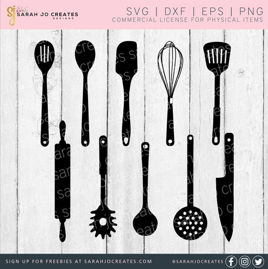 Kitchen Utensils SVG