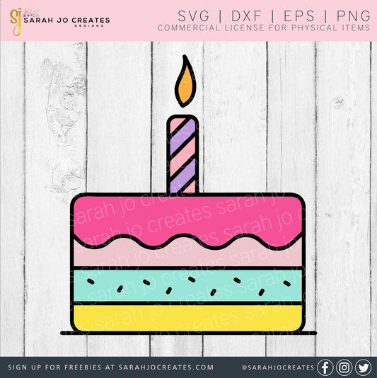 Birthday Cake SVG