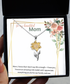 Beautiful Mom Sunflower Necklace